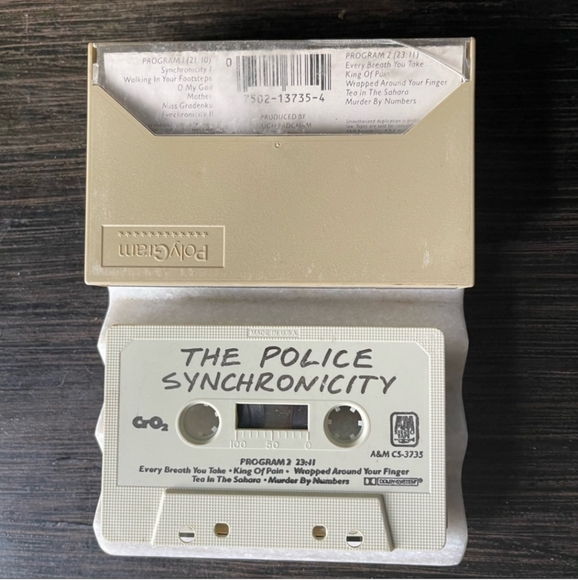 Vintage Police - Synchronicity Cassette Tape - Picture 3 of 3
